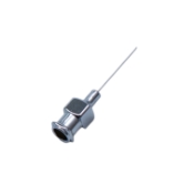 Simcoe Suturing Needle, 30ga, Polished Finish Beveled Sharp Tip, Hole For Intraocular Suturing, Excluding Hub Overall Length 3/4" (20mm) E0558 SN,1208E,E0558 SN